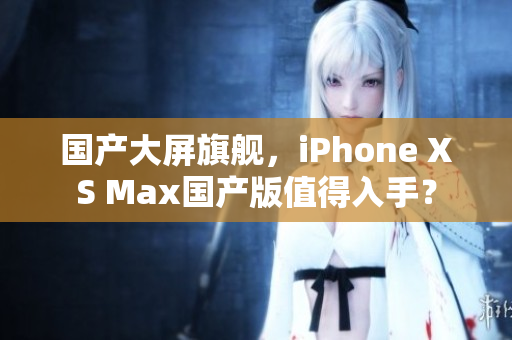 国产大屏旗舰，iPhone XS Max国产版值得入手？