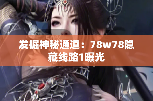 发掘神秘通道：78w78隐藏线路1曝光