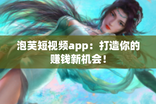 泡芙短视频app：打造你的赚钱新机会！